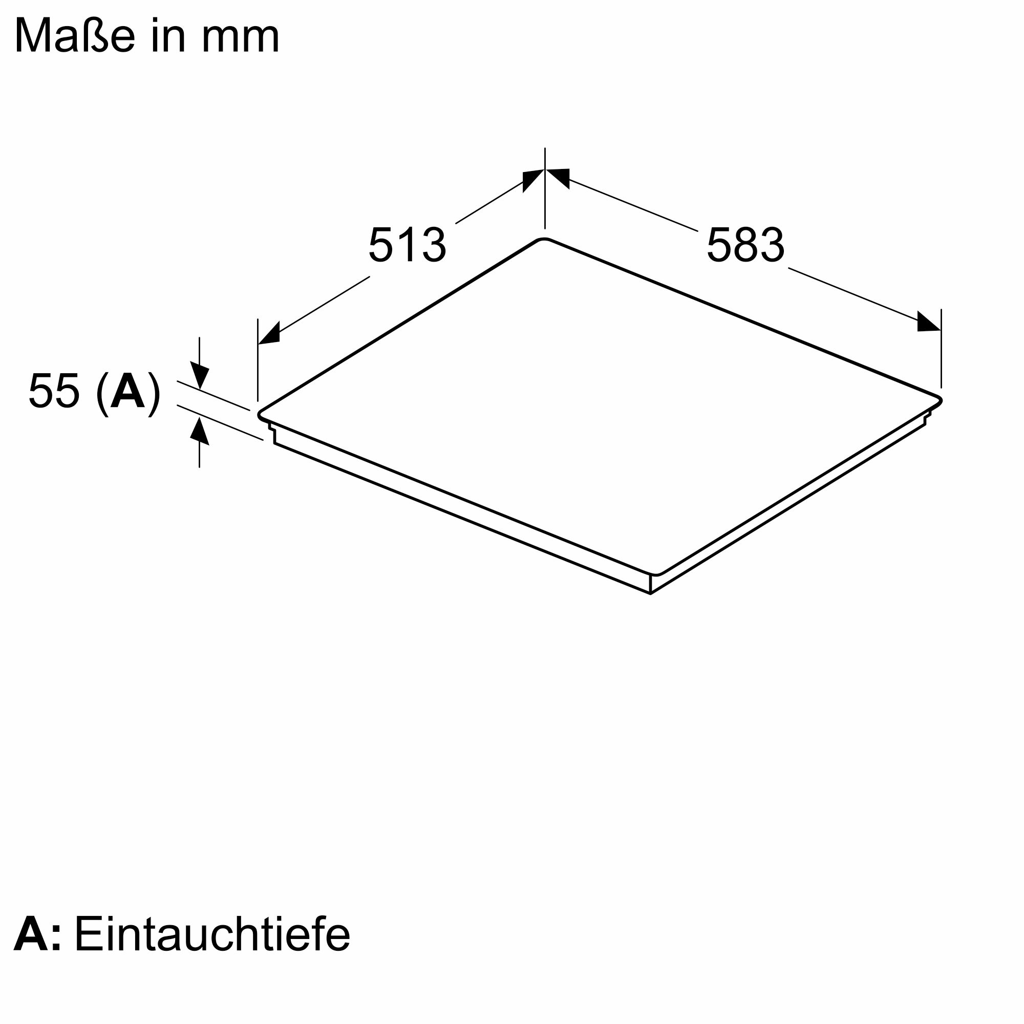  Siemens EH645HFB1E Induktionskochfeld  autark  aufliegender Einbau  WLAN  Standardbreite 60 