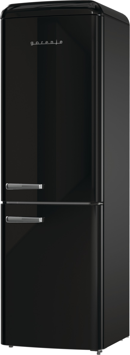 Gorenje ONRK619DBK Kühl-Gefrier-Kombination Schwarz Rechts