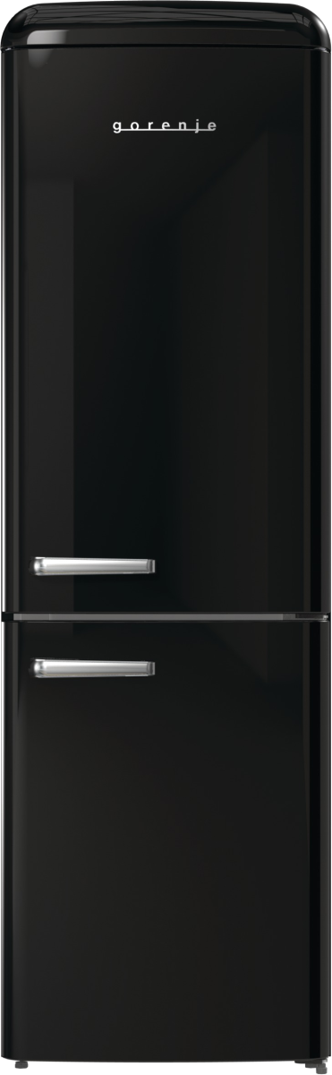 Gorenje ONRK619DBK Kühl-Gefrier-Kombination Schwarz Rechts