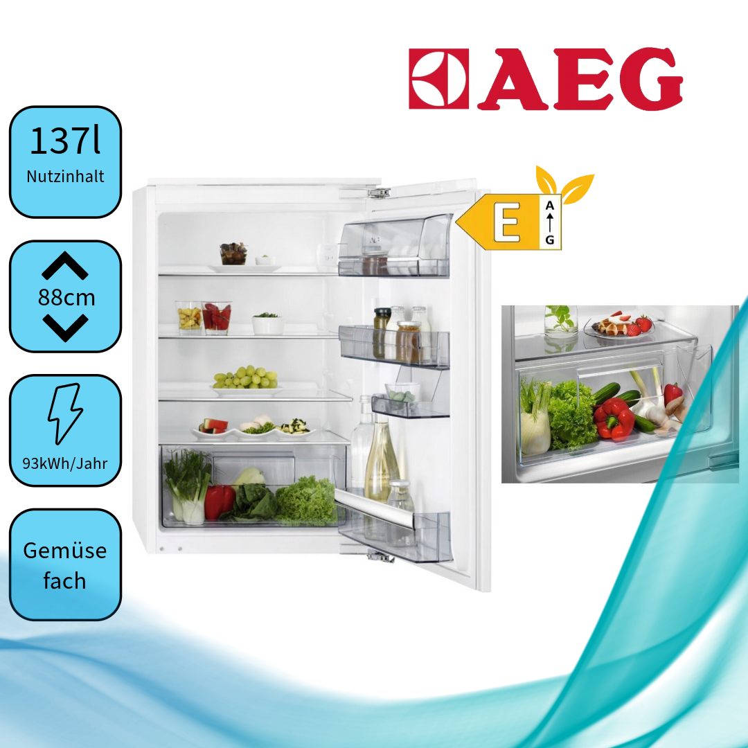 AEG SKB688E1AF  Vollraumkühlschrank  Inhalt Kühlbereich 137 Liter