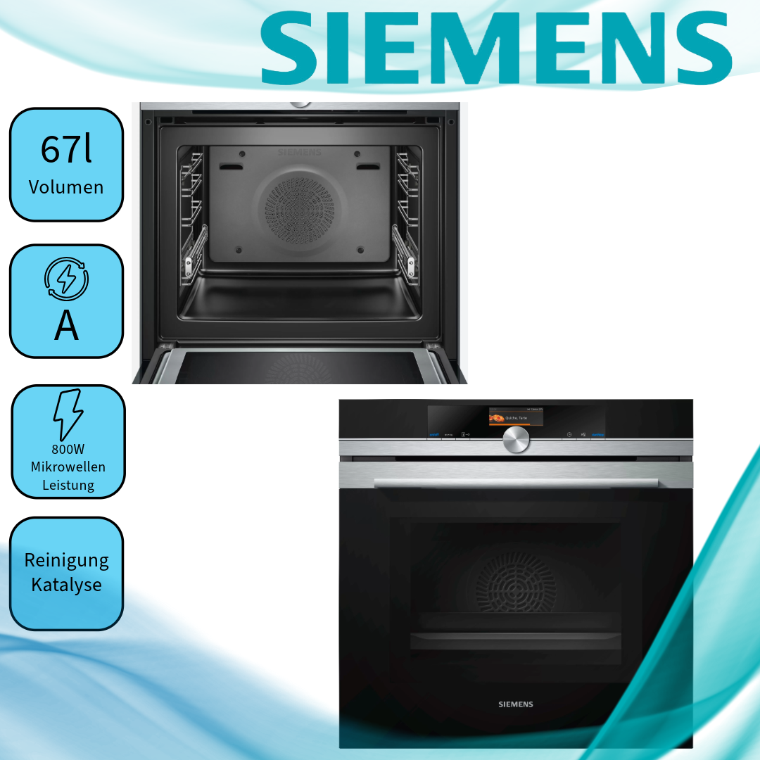 Siemens HM636GNS1 Backofen mit integrierter Mikrowelle