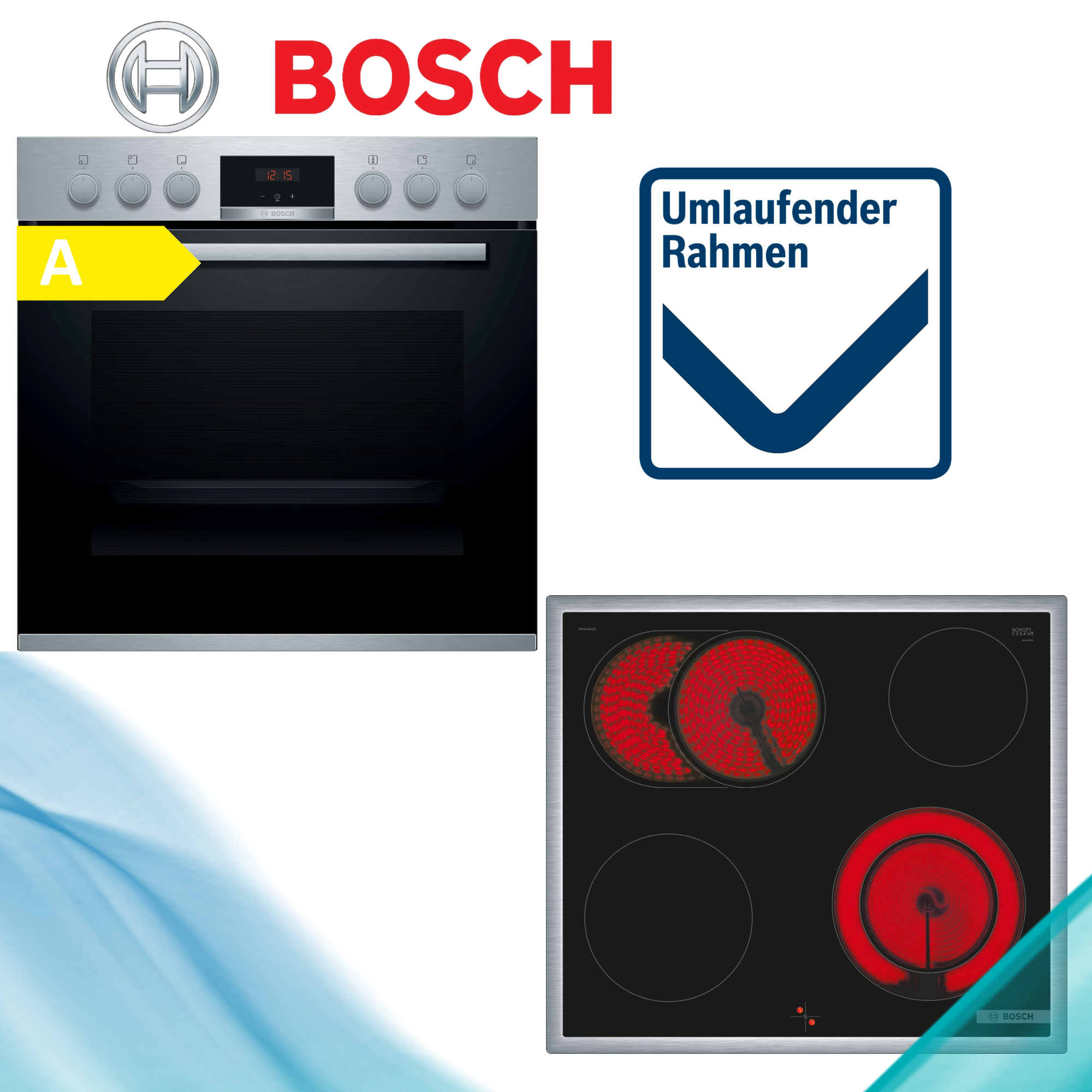 Bosch HND411LS62 (HEA513BS2 + NKN645GA2E) Herd-Set