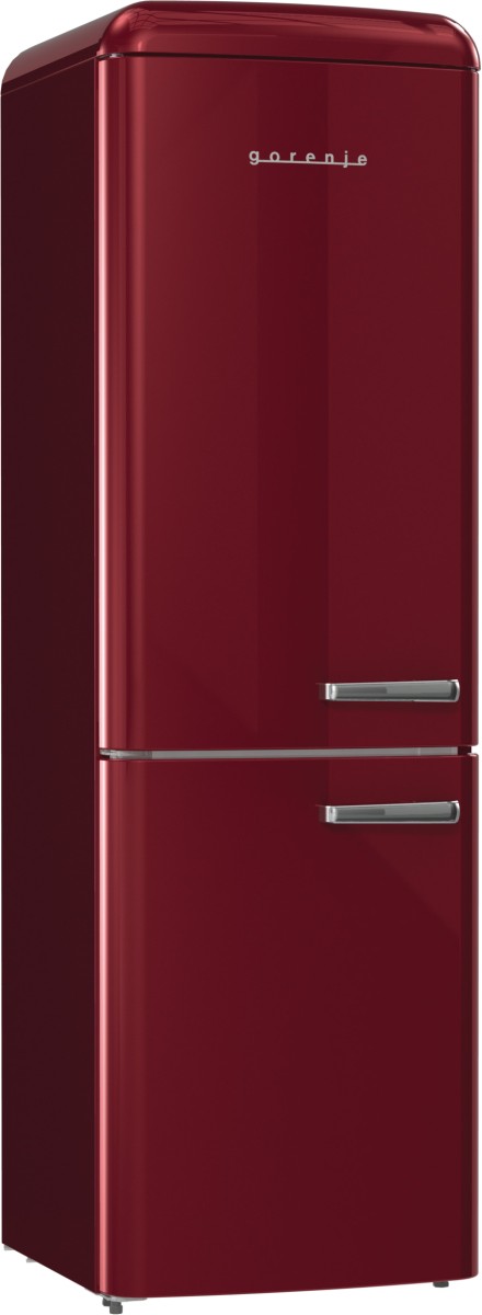 Gorenje ONRK619DR-L Kühl-Gefrier-Kombination Burgundy Links