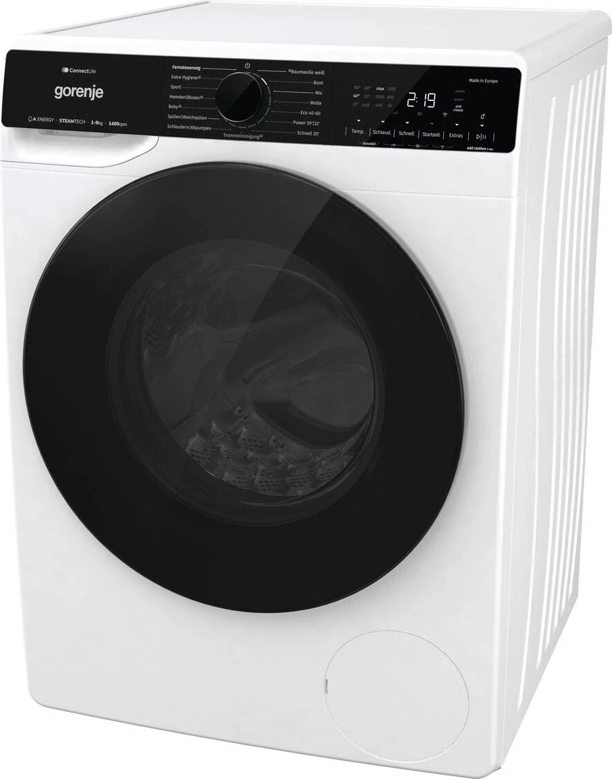 Gorenje WPNA94ATSWIFI3  Frontlader  9 kg  1.400 U pro Min  Knitterschutz 