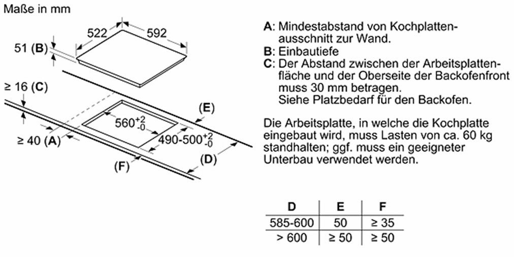  Siemens EQ322IAAB (HE213ABB4 + EI631CFB1E)  Elektro-Herd-Set, Einbau