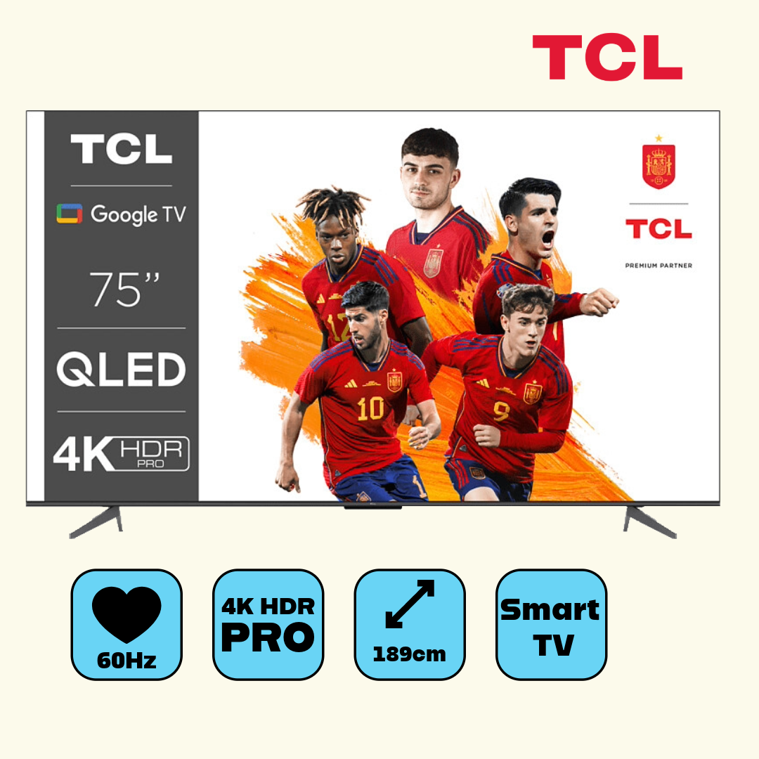 TCL 75C645  4K-Fernseher  HDR  3.840 x 2.160 Pixel  75 Zoll 