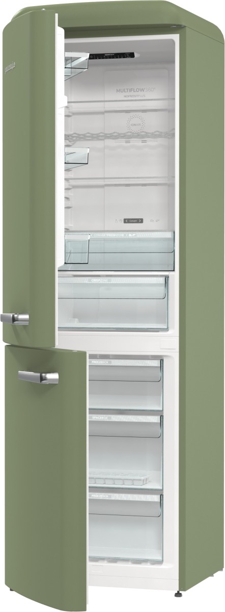 Gorenje ONRK619DOL-L Kühl-Gefrier-Kombination Olive Links