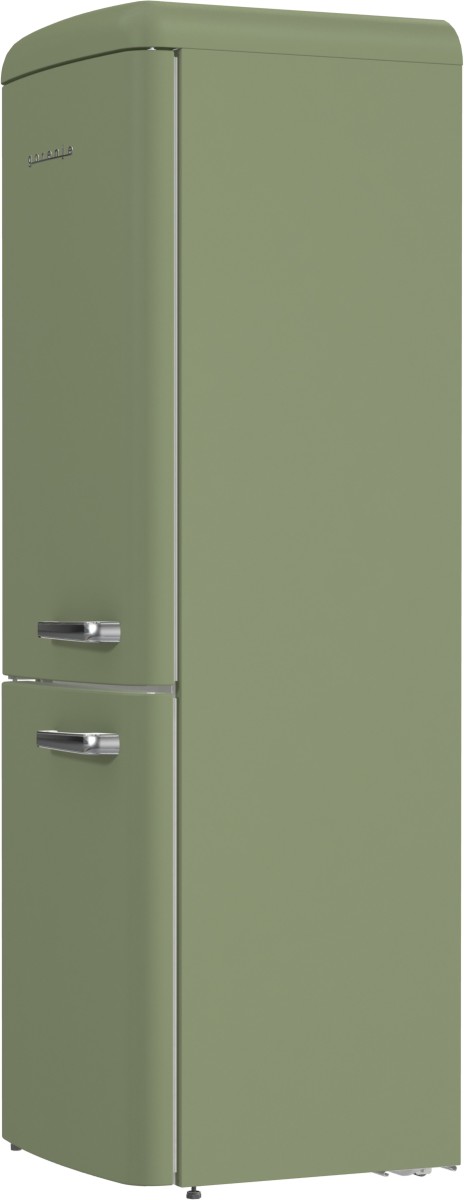 Gorenje ONRK619DOL-L Kühl-Gefrier-Kombination Olive Links