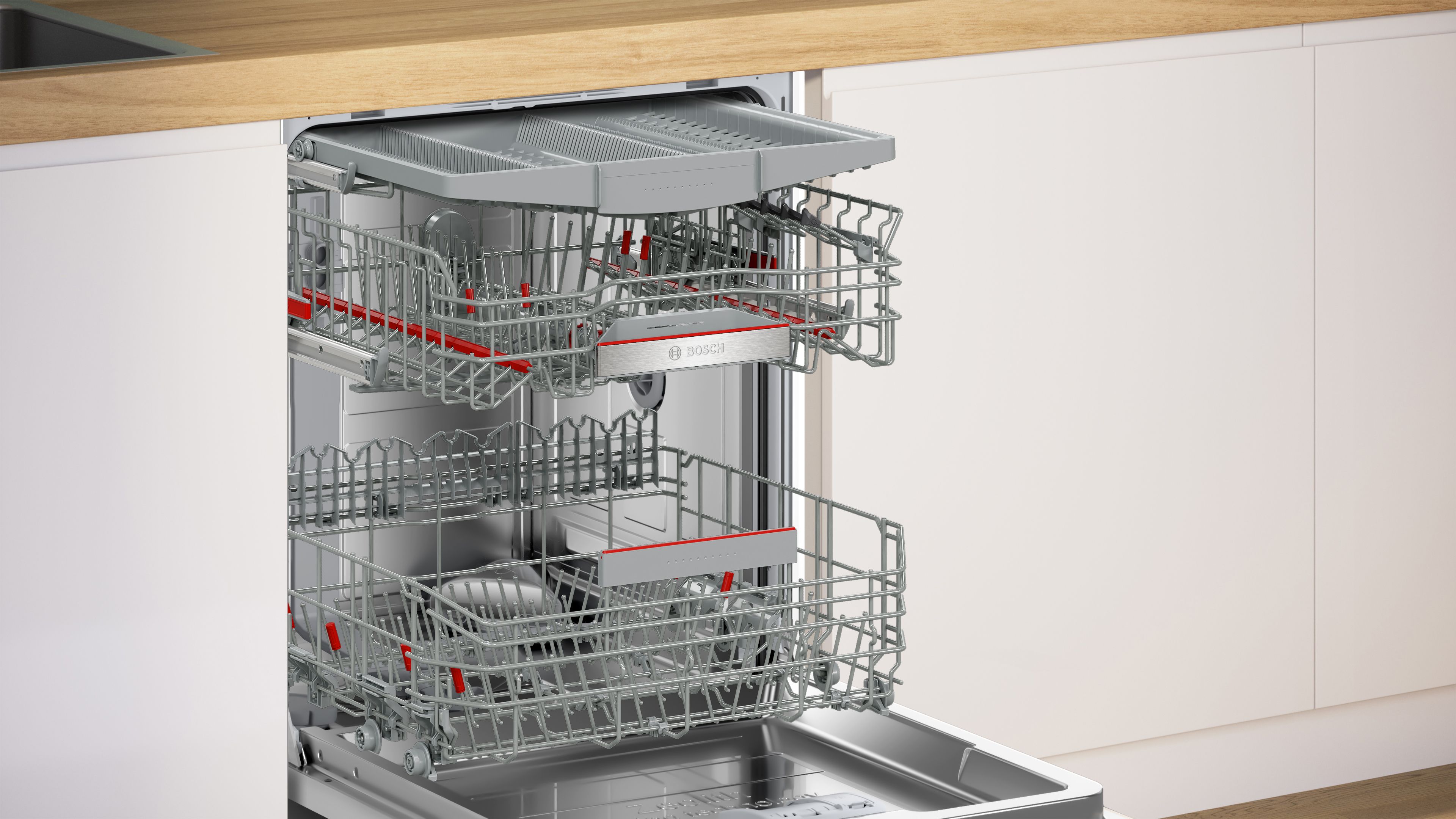  Bosch SMU6ZCS16E Einbaugeschirrspüler  Anzahl Maßgedecke 14  Wasserverbrauch p. Waschzyklus 9,5 Liter 