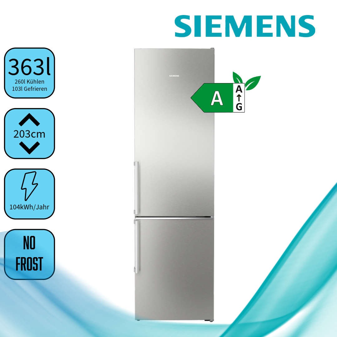 Siemens KG39NAIAT Stand-Kühl-Gefrier-Kombination iQ500