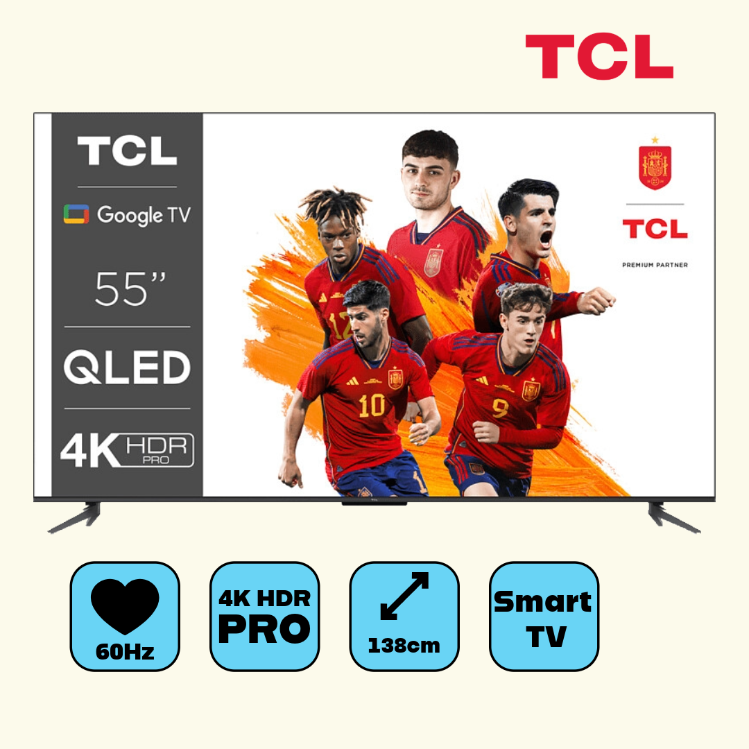 TCL 55C645  4K-Fernseher  HDR  3.840 x 2.160 Pixel  55 Zoll 