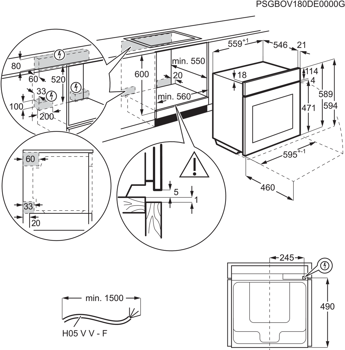 AEG BPK742280B  Einbaubackofen