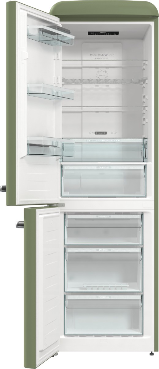 Gorenje ONRK619DOL-L Kühl-Gefrier-Kombination Olive Links