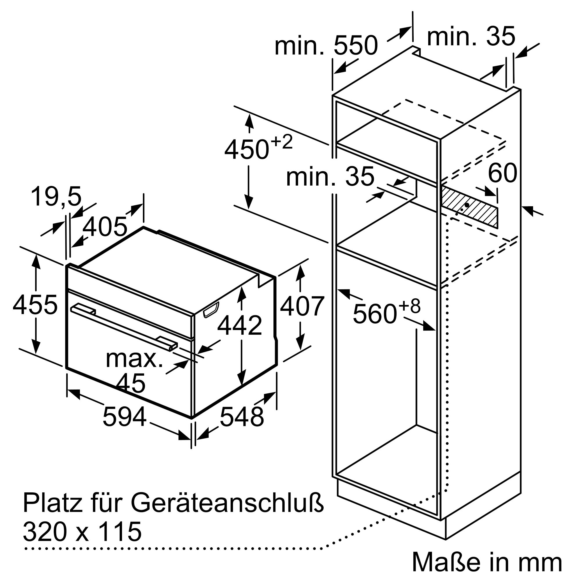  Siemens CB774G1B1 Kompaktbackofen  47 Liter  Hydrolyse  WLAN-fähig  Umluft  Heißluft  Grill 