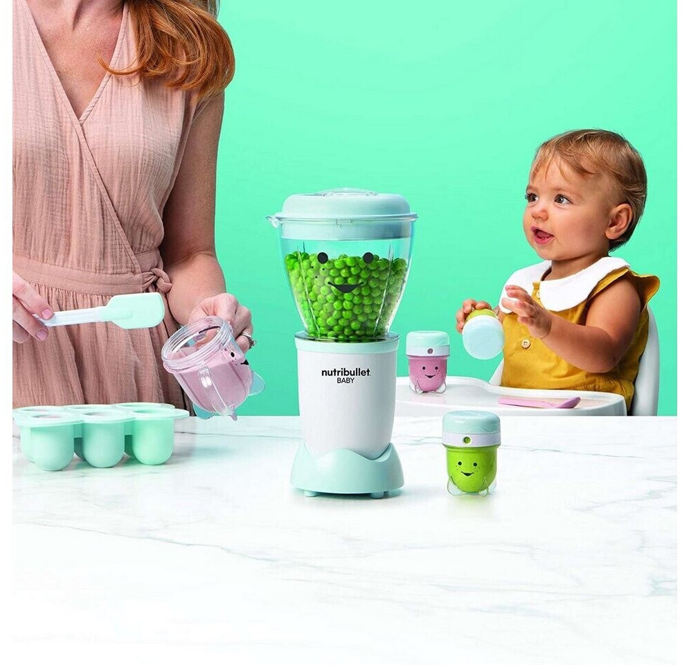 NutriBullet Ausstellungsstück NBY100 Baby Standmixer Set weiss 