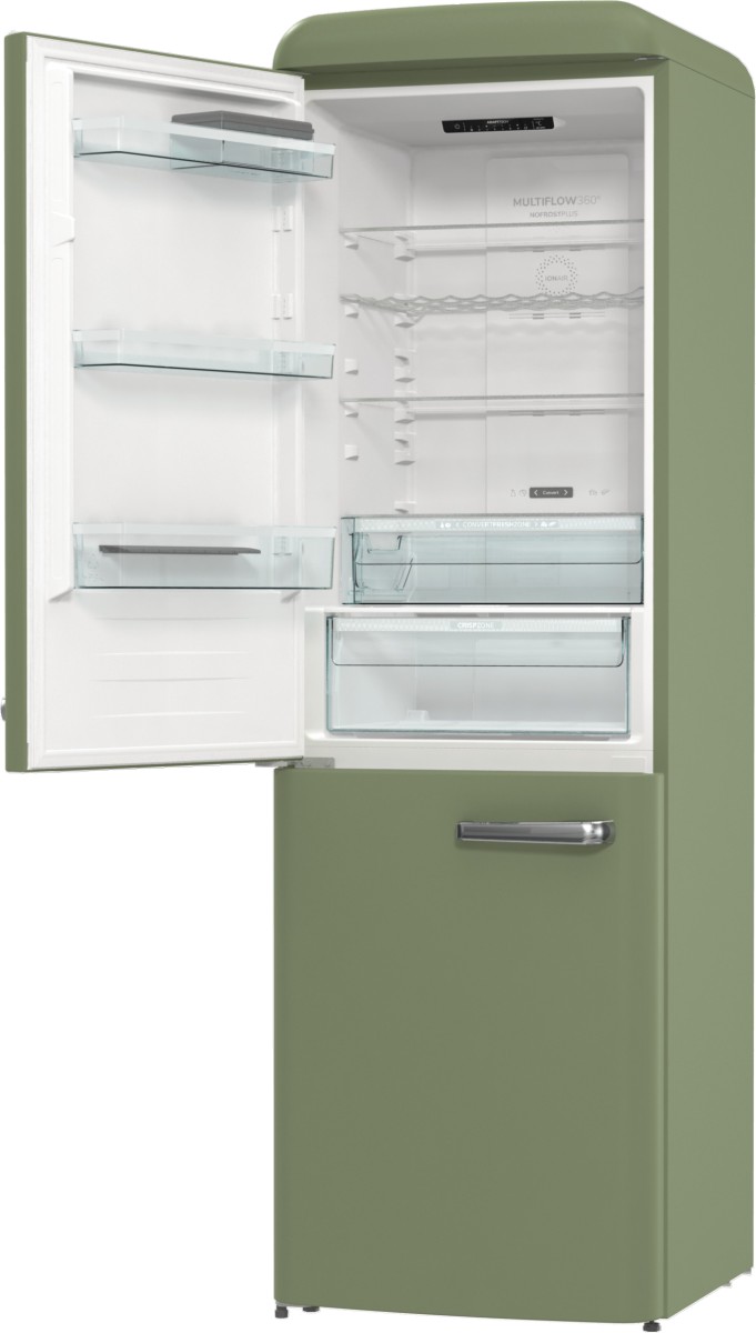 Gorenje ONRK619DOL-L Kühl-Gefrier-Kombination Olive Links