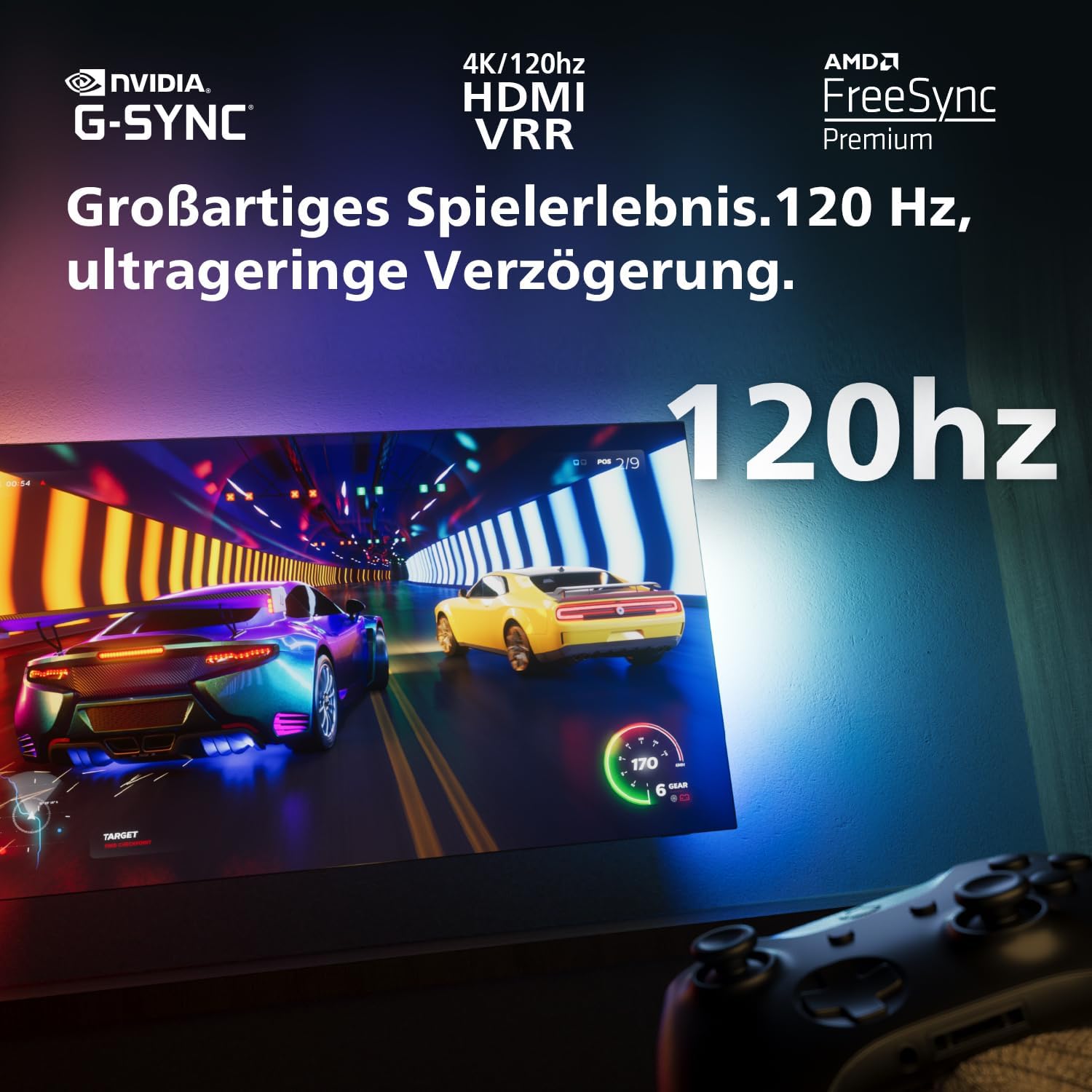 Philips 55OLED708  4K-Fernseher  HDR  3.840 x 2.160 Pixel  55 Zoll 