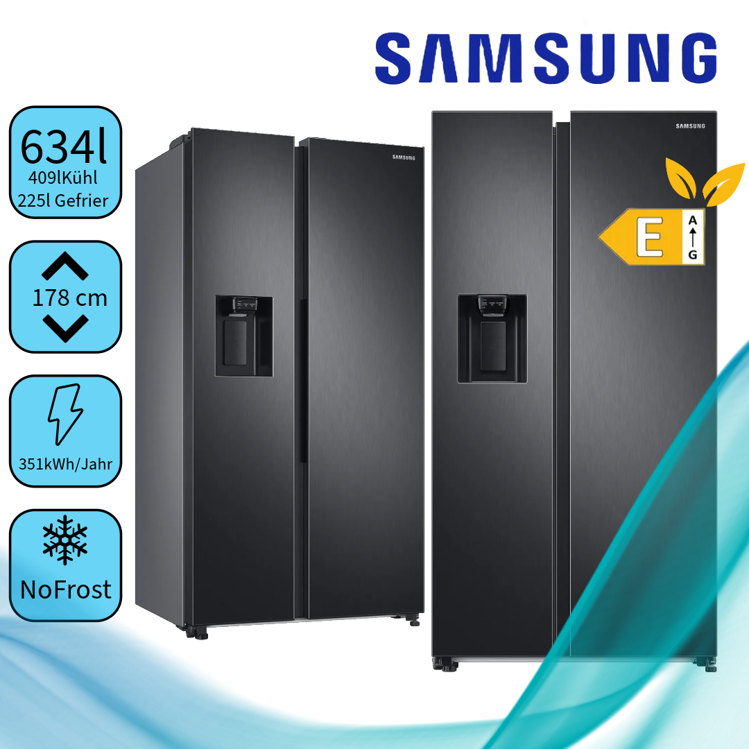  Samsung RS68CG853EB1EF Side-by-side-Kühlschrank