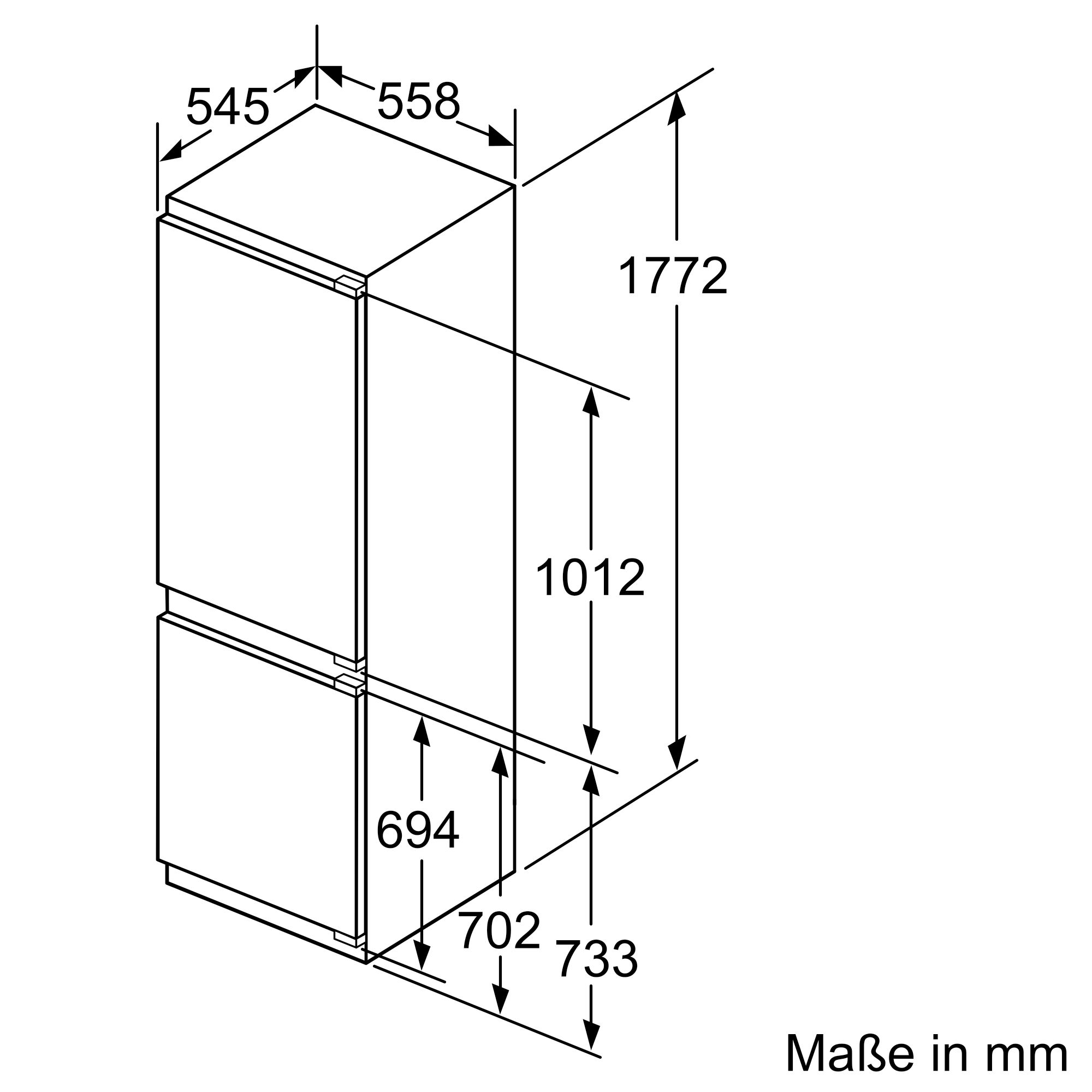 Bosch KIS86AFE0  Kühl-Gefrierkombination