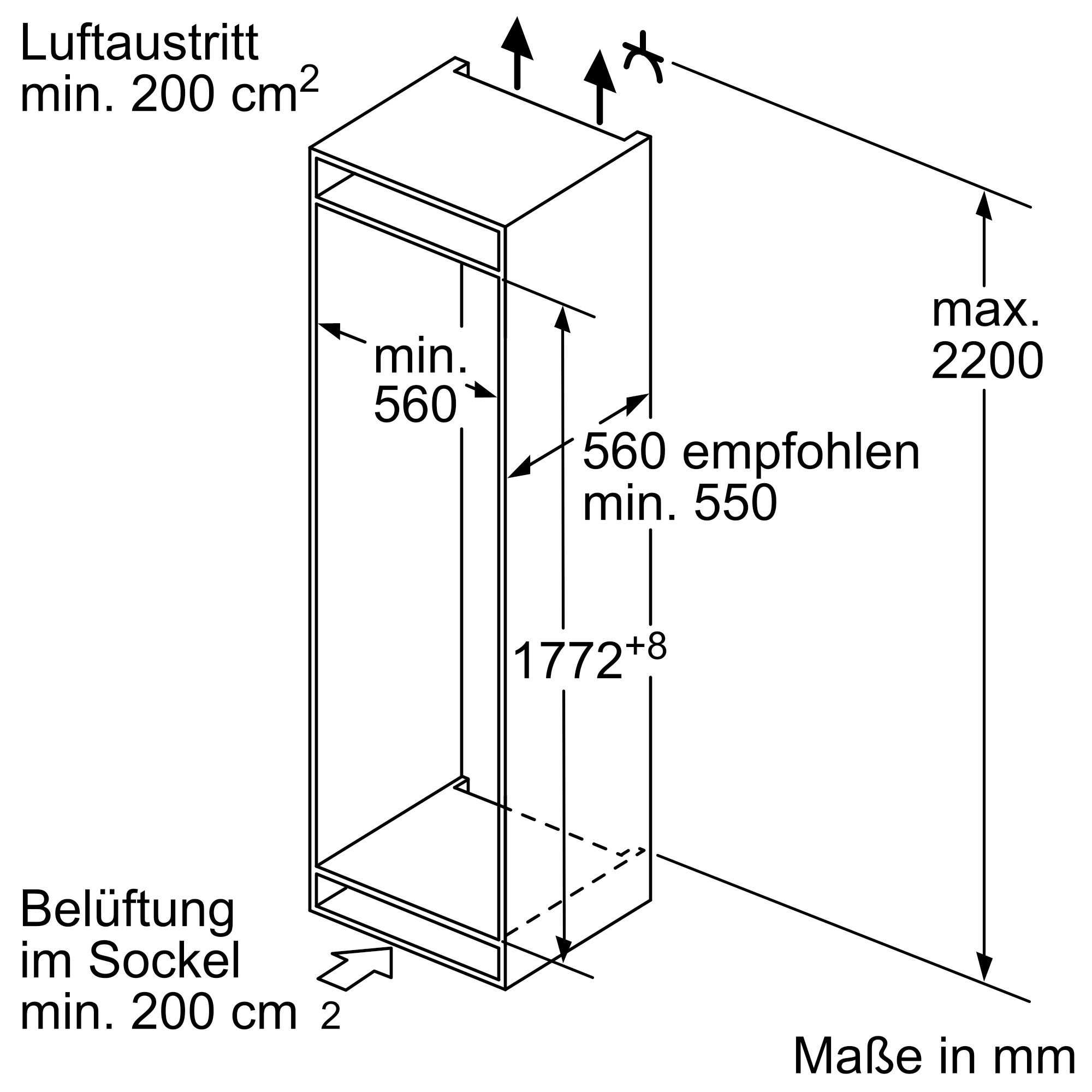 Bosch KIS86AFE0  Kühl-Gefrierkombination