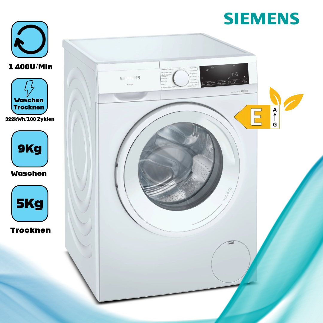 Siemens WN34A141 Waschtrockner freistehend