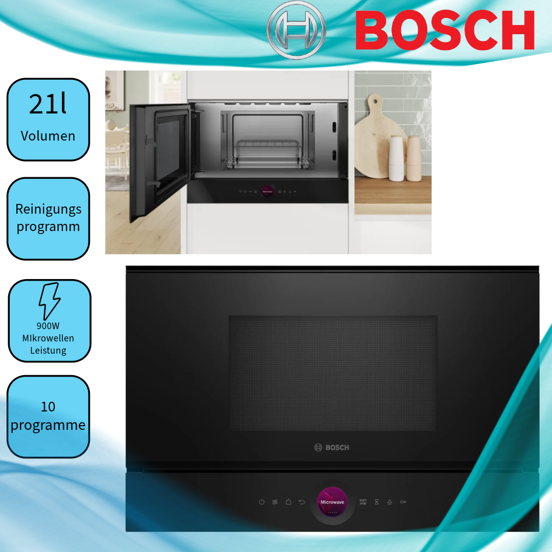 Bosch BEL7321B1 Serie 8 Einabu-Mikrowelle