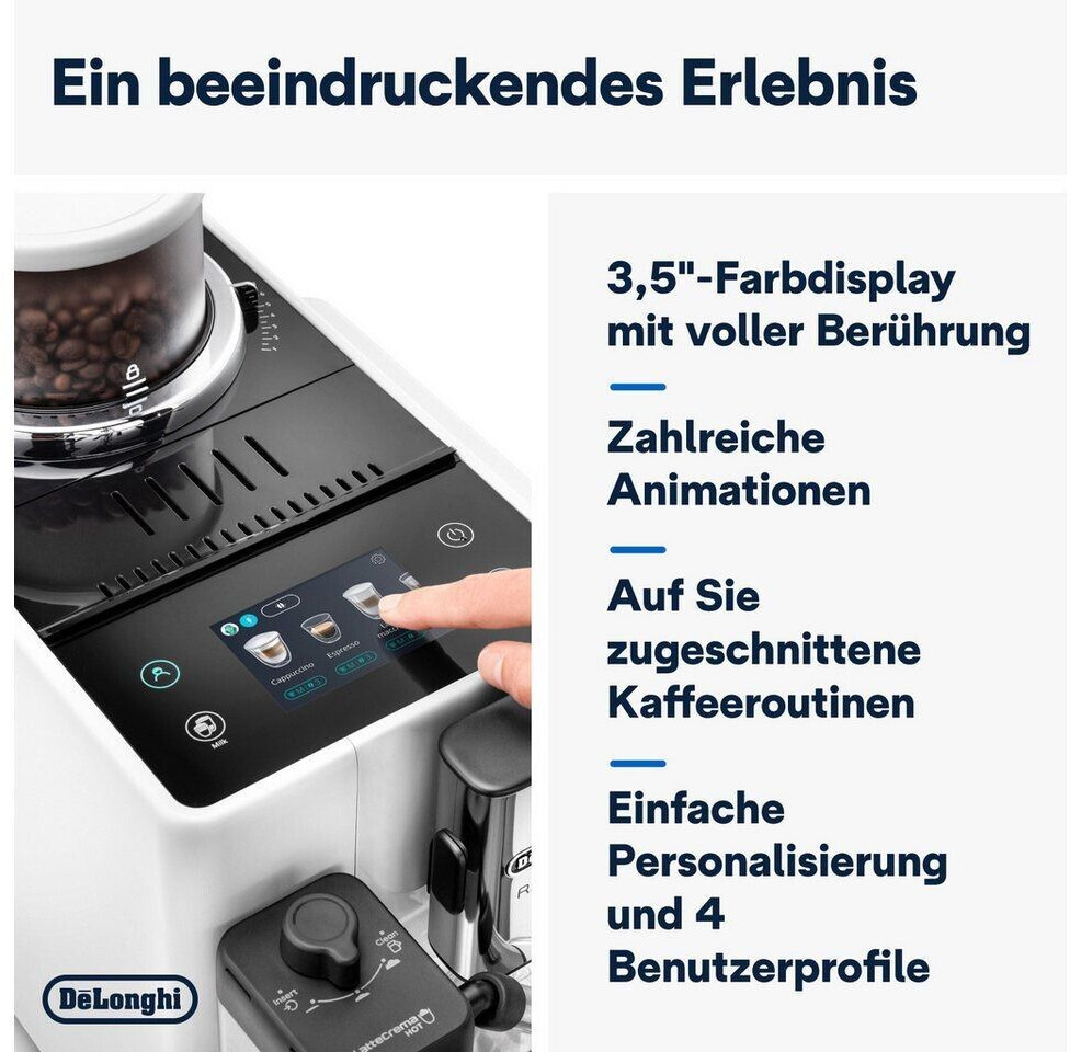 DeLonghi EXAM440.55 W Rivelia Kaffeevollautomat