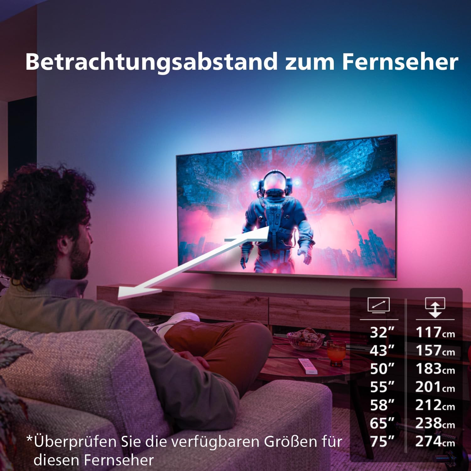 Philips 55OLED708  4K-Fernseher  HDR  3.840 x 2.160 Pixel  55 Zoll 