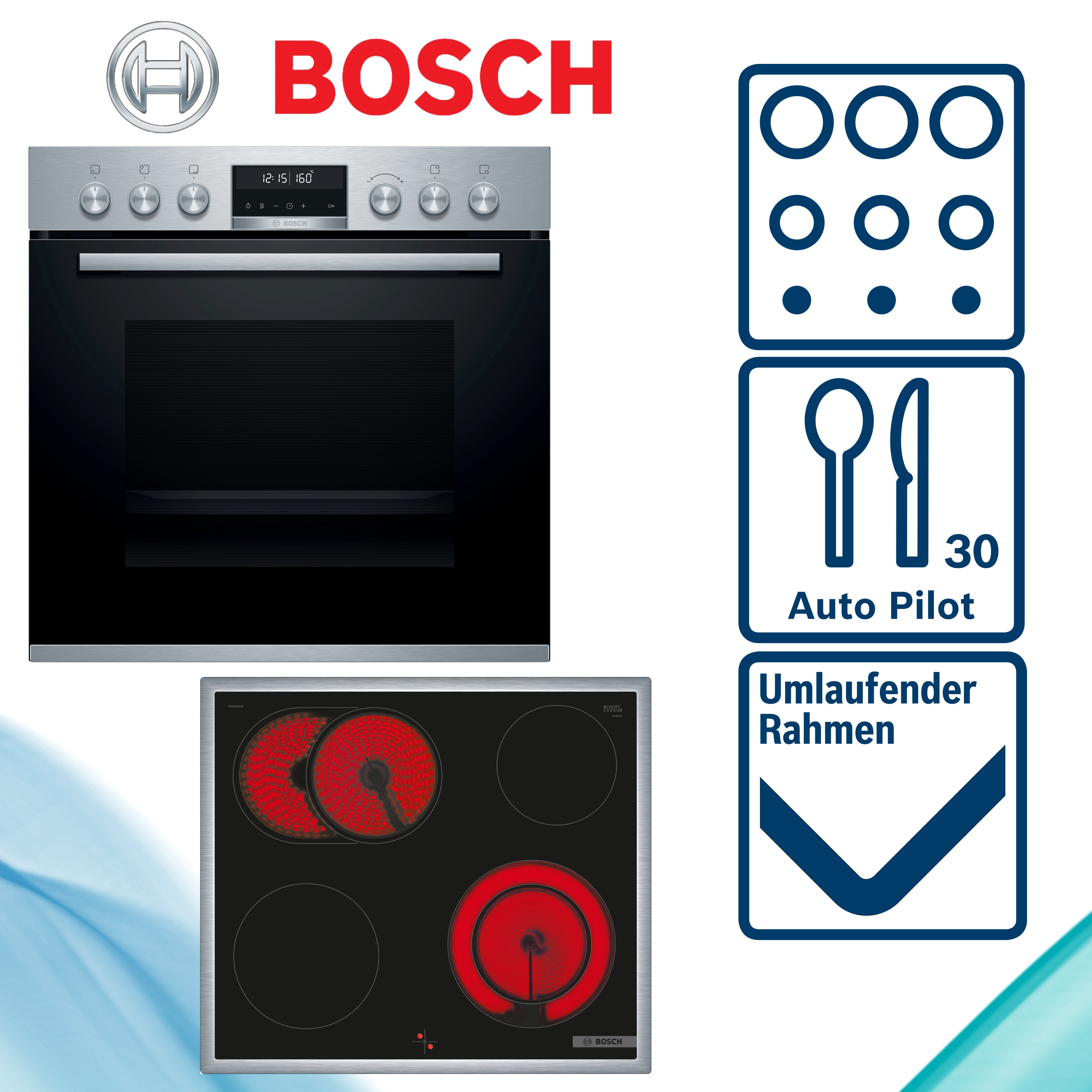 Bosch HND671LS66 (HEB578BS0 + NKN645GA2E) Herd-Set