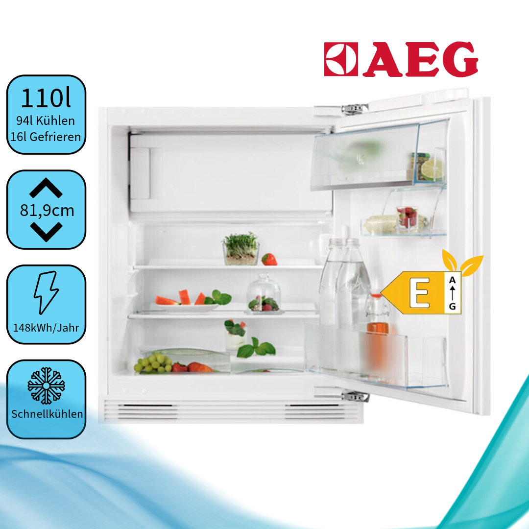  AEG OSF6I82EF Einbaukühlschrank  148 kWh/Jahr  Inhalt Kühlbereich 94 Liter