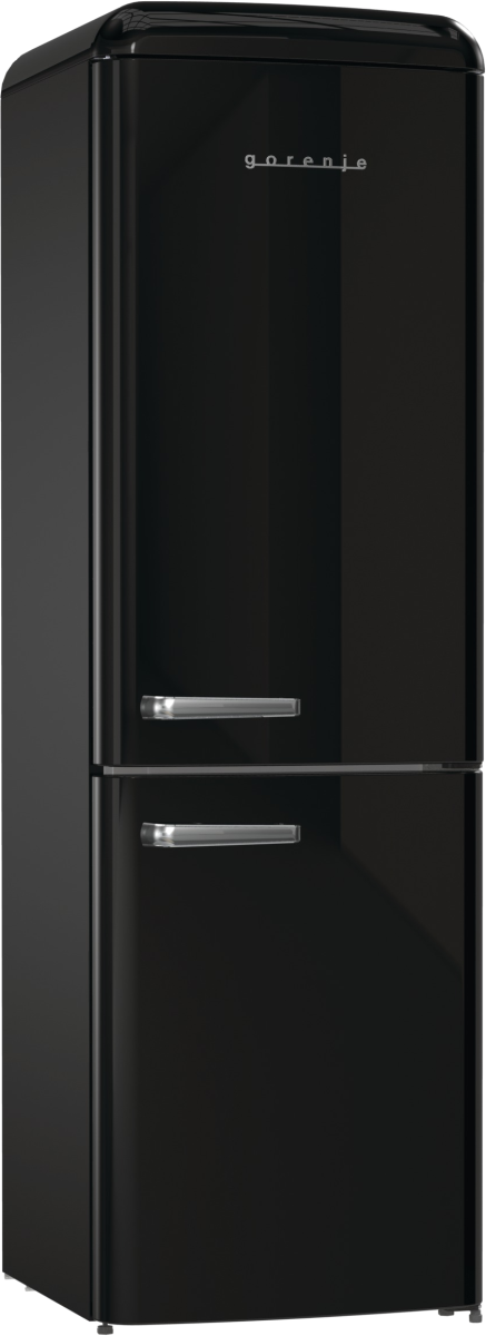 Gorenje ONRK619DBK Kühl-Gefrier-Kombination Schwarz Rechts