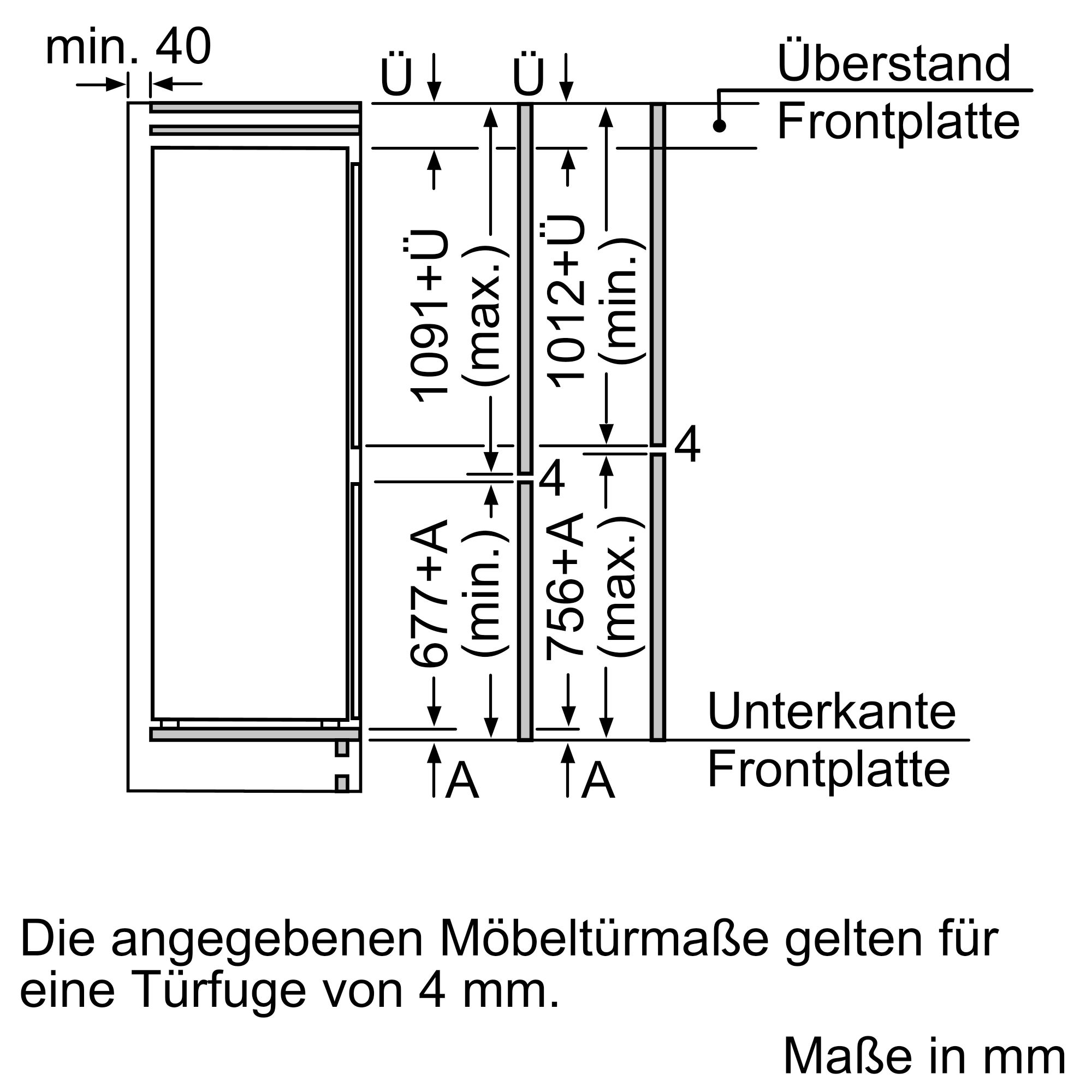 Bosch KIV86VSE0  Kühl-Gefrierkombination