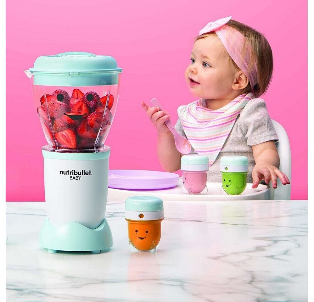 NutriBullet Ausstellungsstück NBY100 Baby Standmixer Set weiss 