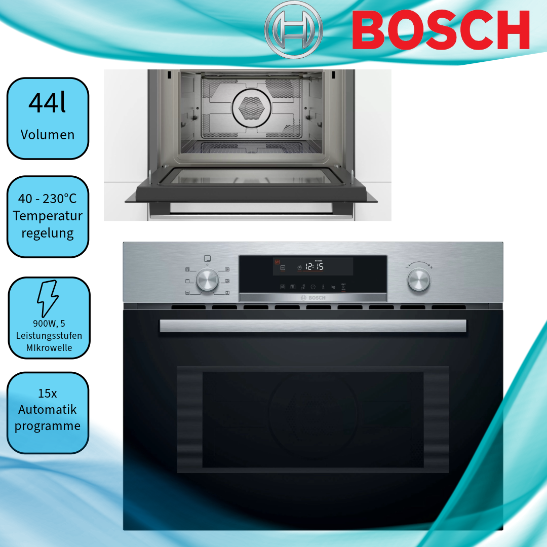 Bosch CMA585GS0 Einbaubackofen  Heißluft  Mikrowelle  Grill  Umluftgrill