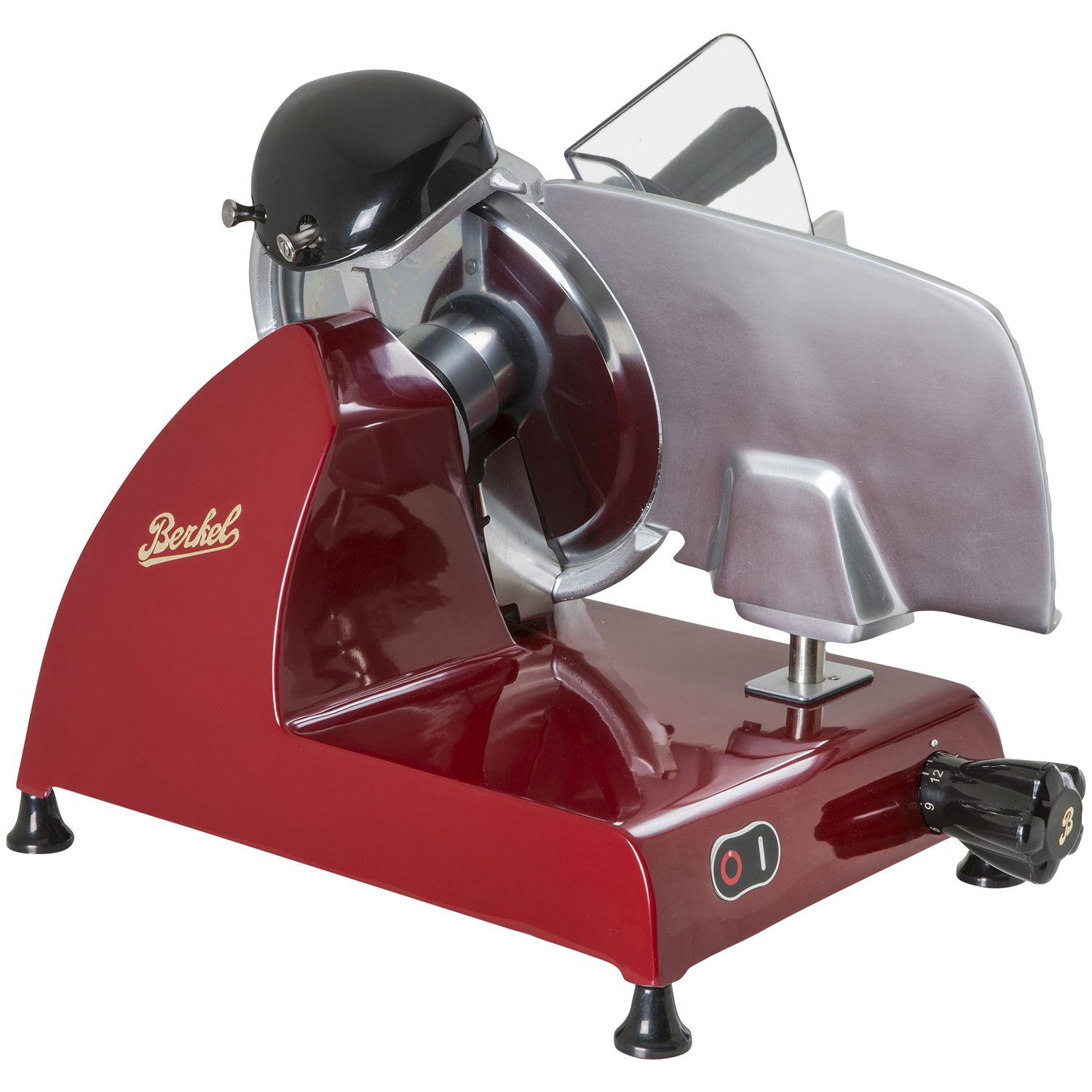 Berkel Red Line 250 rot Aufschnittmaschine  170 Watt  Schnittbreite 14 mm  Messer-Durchmesser 25 cm